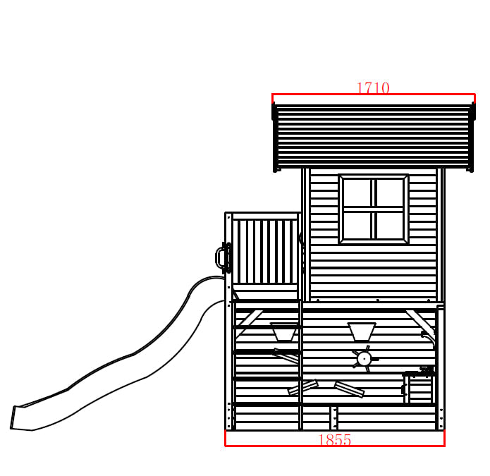 Kidzshack Inspiration Shack Cubby House