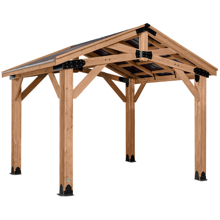 Backyard Discovery 12ft x 10ft Brindlewood Wooden Gable Roof Gazebo