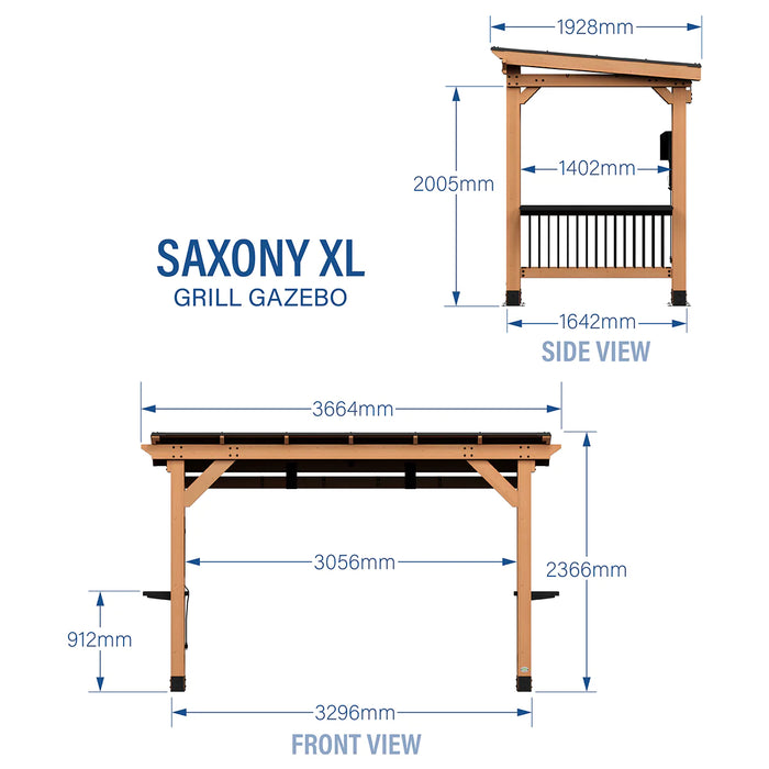 Backyard Discovery Saxony Grill Gazebo XL