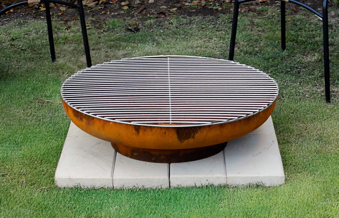Stainless Steel Fire Pit Full Grill