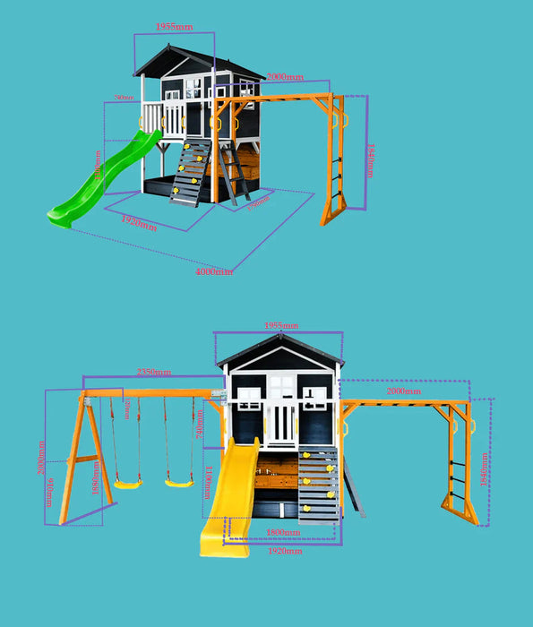 Kidzshack Caboodle Shack Cubby House