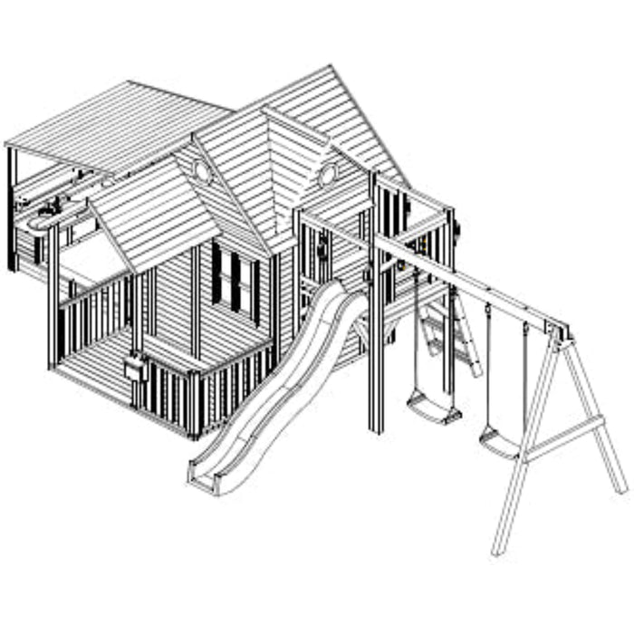 Kidzshack Jolly Shack Cubby House