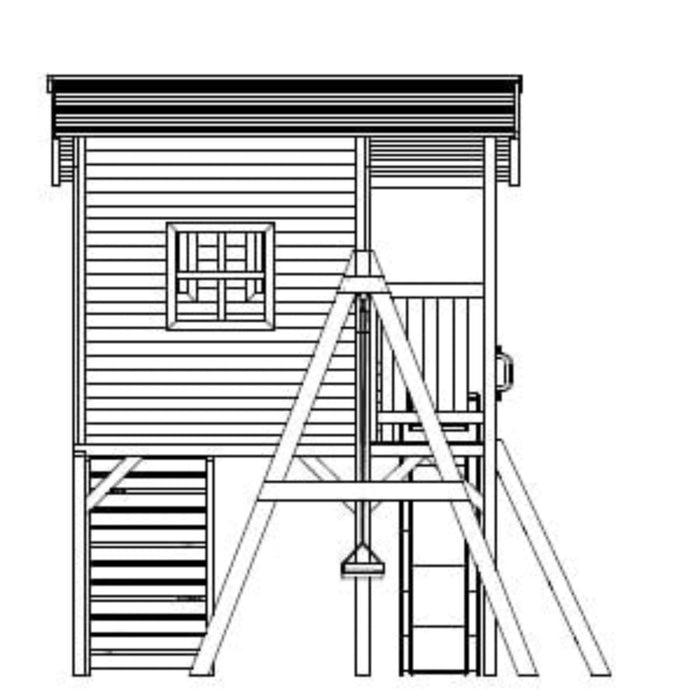 Kidzshack Sweet Shack Cubby House