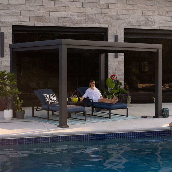 Backyard Discovery 12ft x 10ft Trenton Steel Shaded Pergola